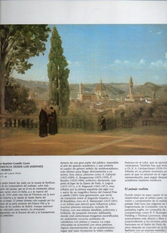 LAMINA V20495: Florencia desde los jardines de Boboli por Camille Corot
