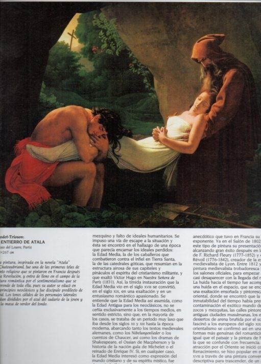 LAMINA V20492: El entierro de Atala por Girodet Trioson