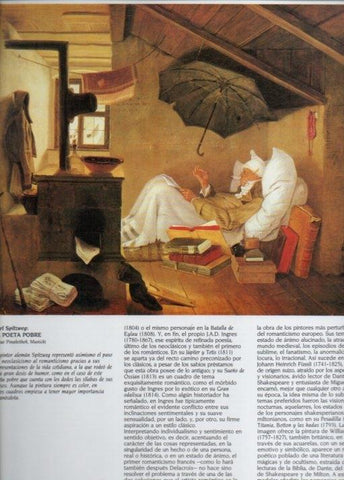 LAMINA V20486: El poeta pobre por Carl Spitzweg
