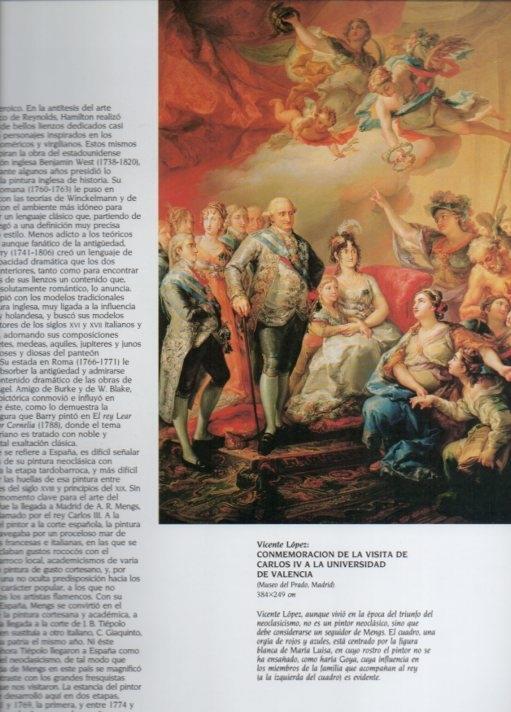 LAMINA V20485: Conmemoracion de la visita de Carlos IV a la universidad de Valencia por Vicente Lopez