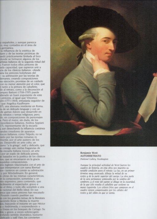 LAMINA V20484: Autorretrato por Benjamin West