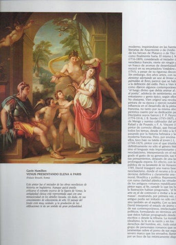 LAMINA V20483: Venus presentando Elena a Paris por Gavin Hamilton