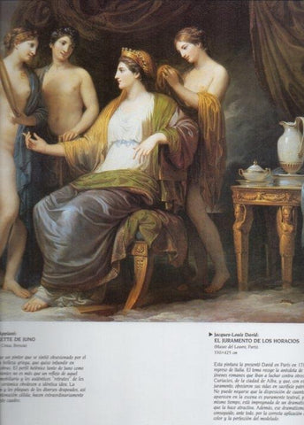LAMINA V20482: La toilette de Juno fragmento por Andrea Appiani