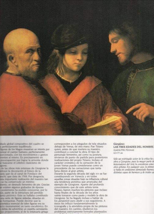 LAMINA V20432: Las tres edades del hombre por Giorgione