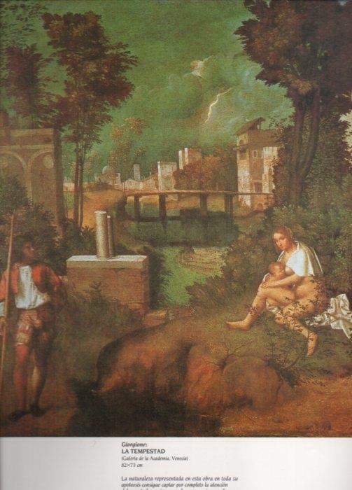 LAMINA V20431: La tempestad por Giorgione