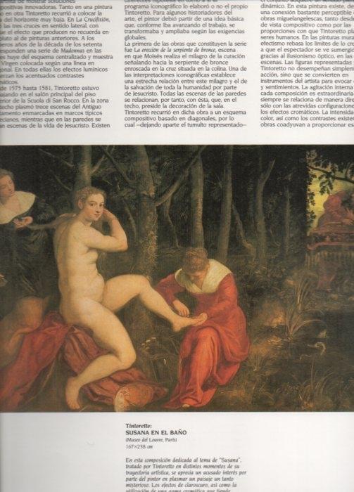 LAMINA V20435: Susana en el baño por Tintoretto