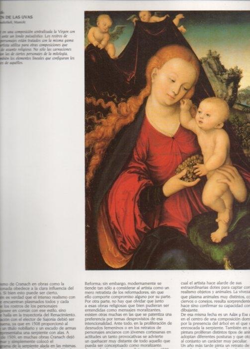 LAMINA V20454: Virgen de las uvas por Cranach
