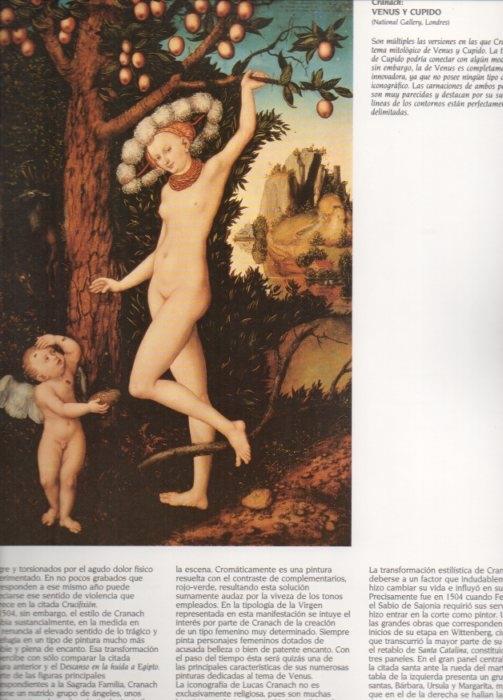 LAMINA V20453: Venus y Cupido por Cranach