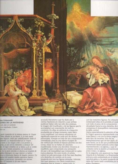 LAMINA V20447: Alegoria de la Navidad por Mathias Grunewald