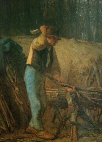 LAMINA V20559: El cortador de troncos por Millet