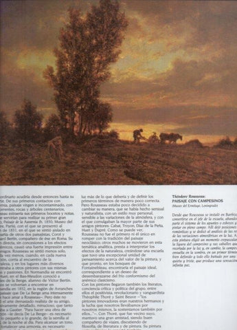 LAMINA V20555: Paisaje con campesinos por Theodore Rousseau