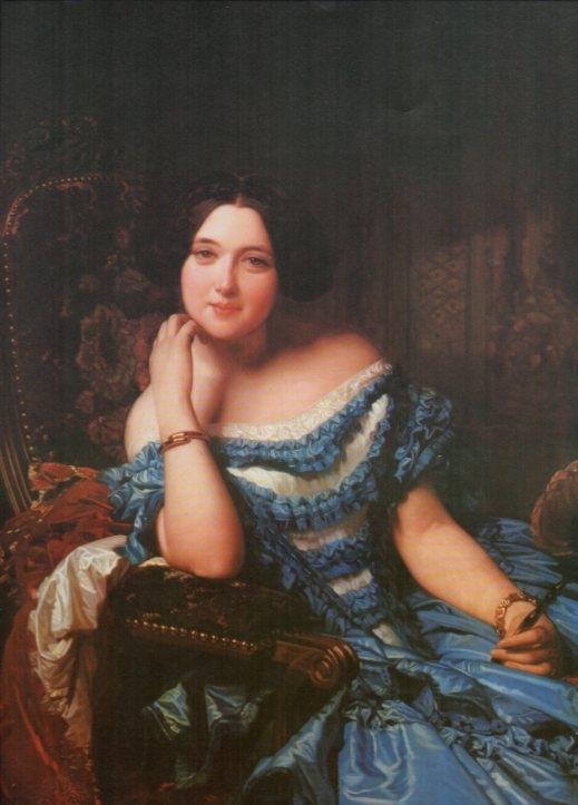 LAMINA V20549: La condesa de Vilches por Federico de Madrazo