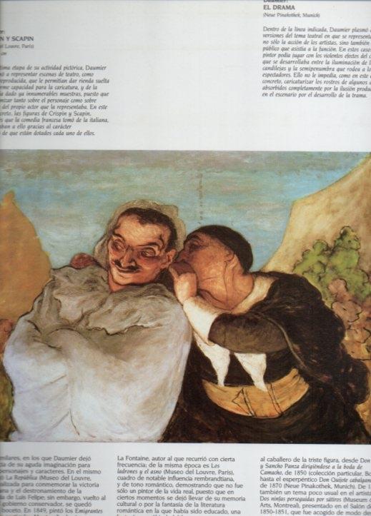 LAMINA V20564: Crispin y Scapin por Honore Daumier
