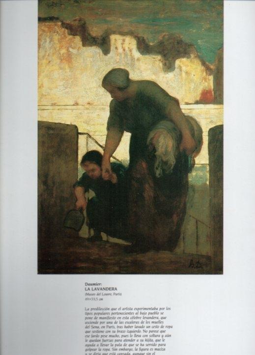 LAMINA V20565: La lavandera por Honore Daumier