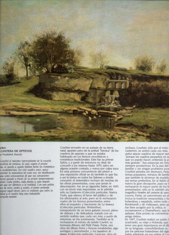 LAMINA V20566: La cantera de Optevoz por Gustave Courbet