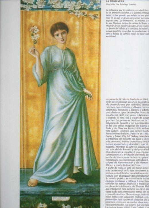 LAMINA V20579: La primavera por Burne-Jones