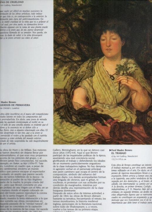 LAMINA V20577: Recuerdos de primavera por Ford Madox Brown