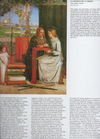 LAMINA V20573: La infancia de la Virgen por Rossetti