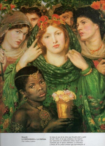 LAMINA V20575: La bienamada o La esposa por Rossetti