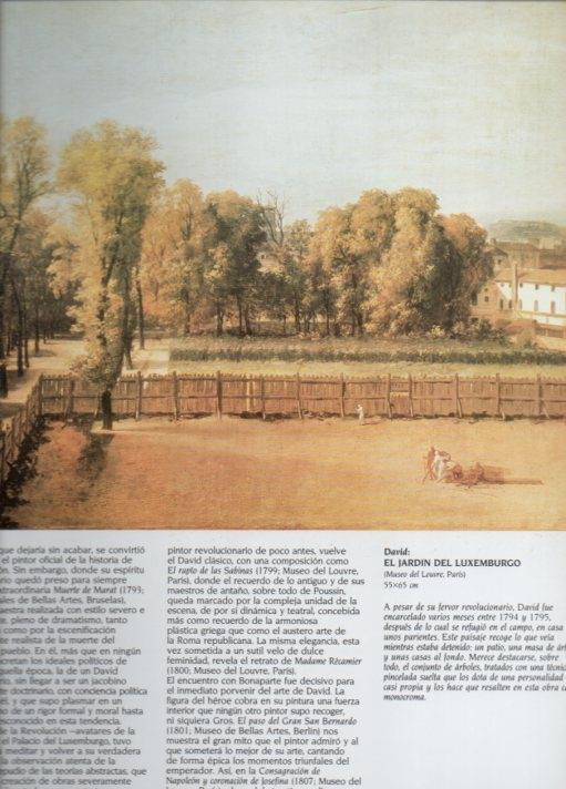 LAMINA V20513: El jardin de Luxemburgo por Jacques-Louis David