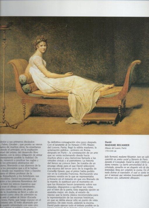 LAMINA V20511: Madame Recamier por Jacques-Louis David