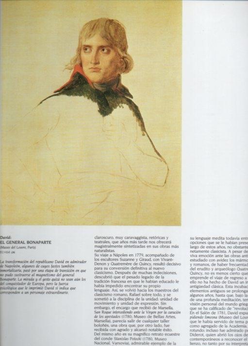 LAMINA V20510: El general Bonaparte por Jacques-Louis David