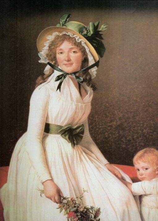 LAMINA V20509: Madame de Seriziat detalle por  Jacques-Louis David
