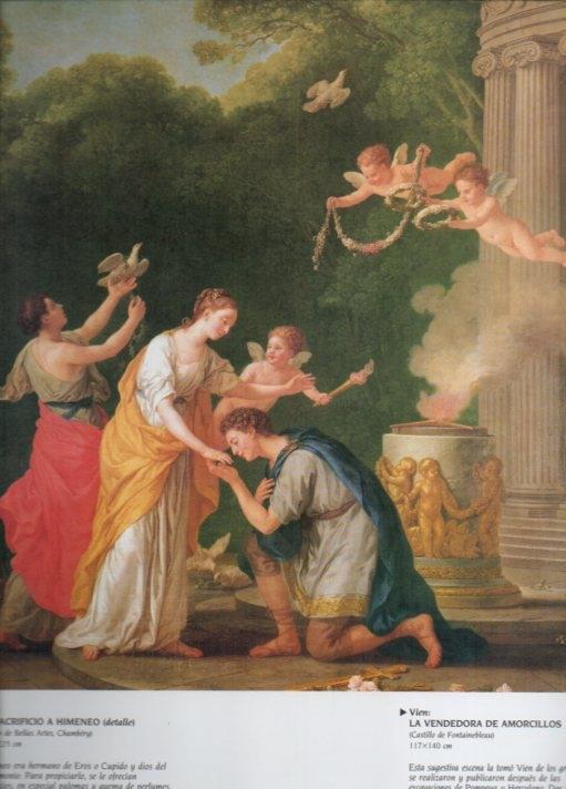 LAMINA V20507: El sacrificio a Himeneo detalle por Vien
