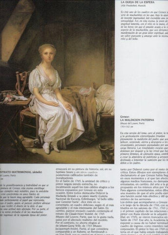 LAMINA V20505: La queja de la espera por Greuze