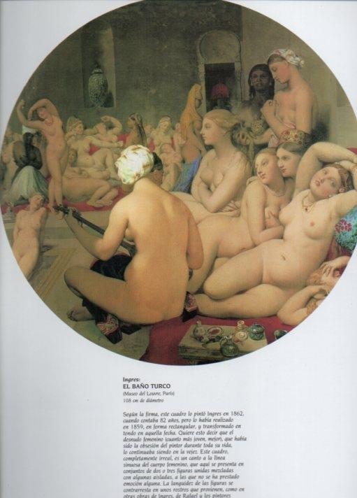 LAMINA V20521: El baño turco por Ingres