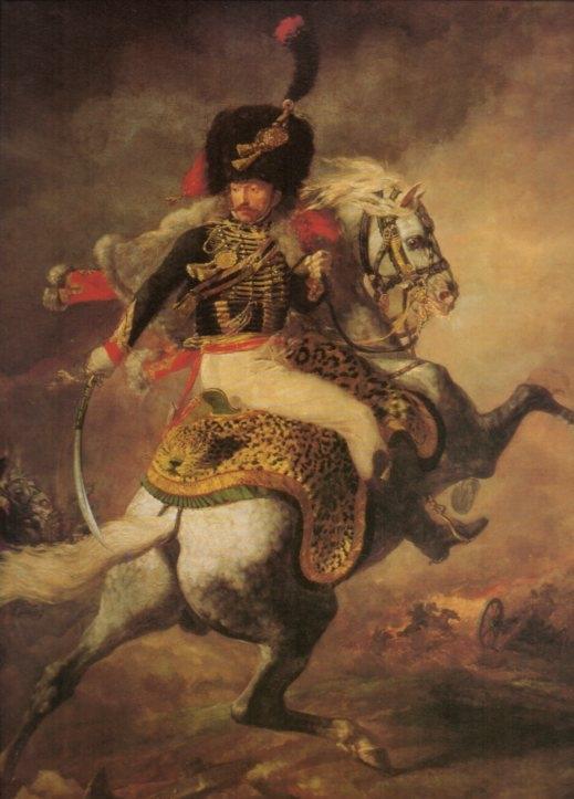 LAMINA V20541: Oficial de la Guardia Imperial por Gericault