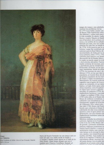 LAMINA V20525: La tirana por Goya