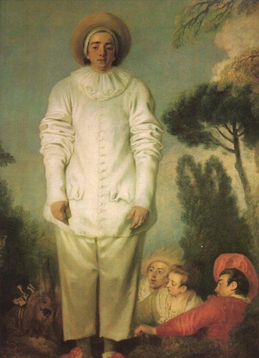 LAMINA V20302: Gilles o Pierrot por Antoine Watteau