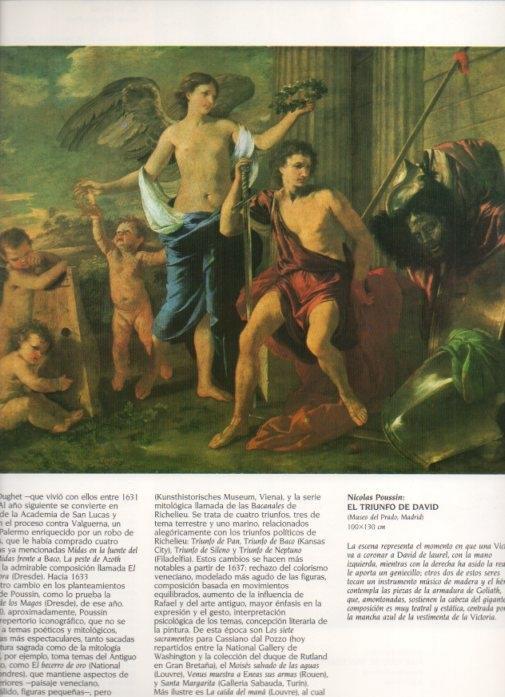 LAMINA V20293: El triunfo de David por Nicolas Poussin