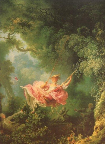 LAMINA V20307: El columpio por Jean-Honore Fragonard