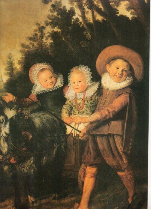 LAMINA V20325: Grupo de niños por Frans Hals