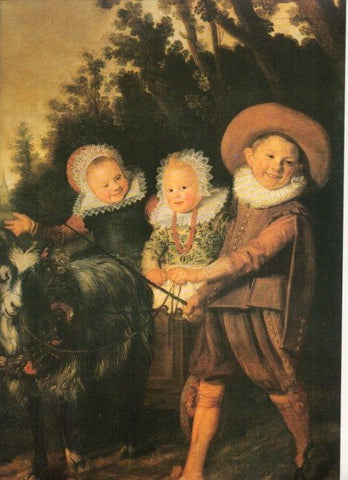 LAMINA V20325: Grupo de niños por Frans Hals