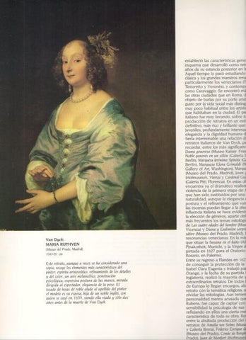 LAMINA V20323: Maria Ruthven por Van Dyck