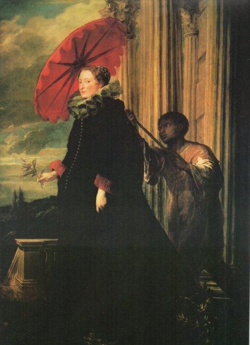 LAMINA V20322: La marquesa Elena Grimaldi por Van Dyck