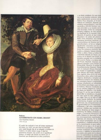 LAMINA V20317: Autorretrato con Isabel Brandt por Rubens