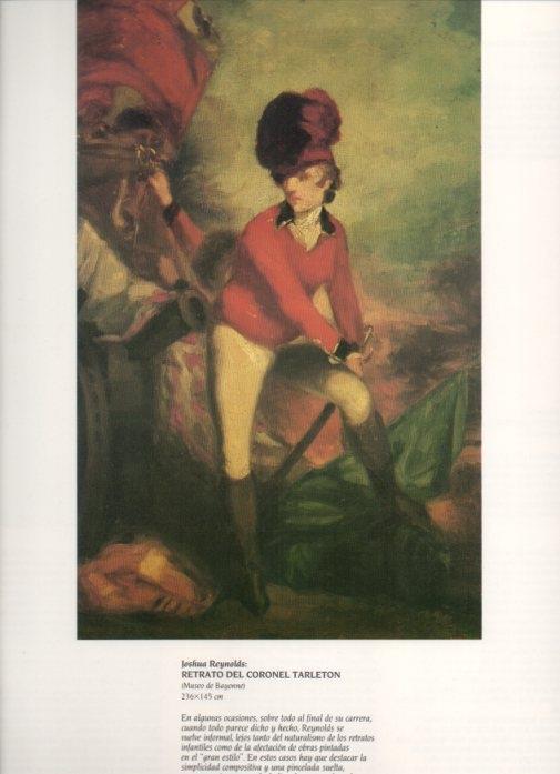 LAMINA V20315: Retrato del coronel Tarleton por Joshua Reynolds