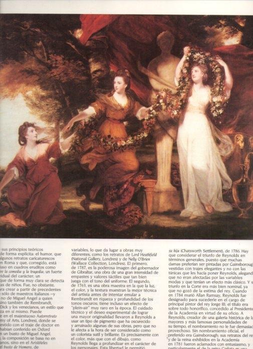 LAMINA V20314: Tres damas adornando una estatua de Himeneo por Joshua Reynolds