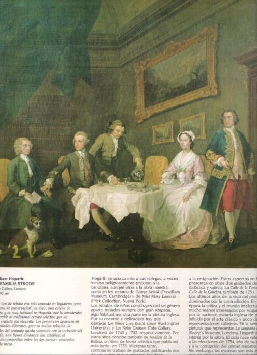LAMINA V20309: La familia Strode por W. Hogarth