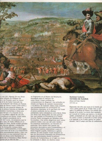 LAMINA V20260: Victoria de Fleurus por Bartolome Carducho