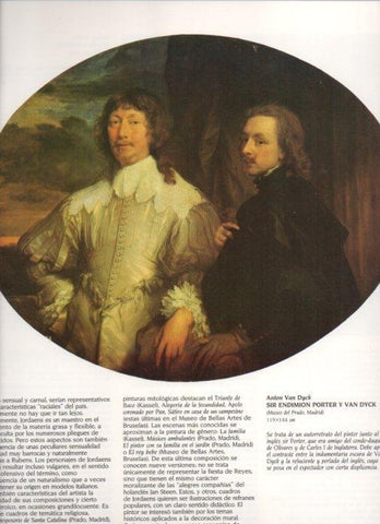 LAMINA V20258: Sir Endimion Porter y Van Dyck por Van Dyck