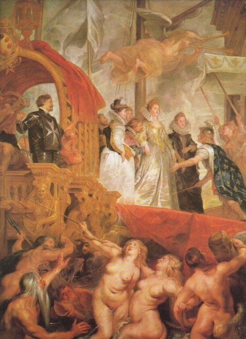 LAMINA V20256: Desembarco de Maria de Medicis en Marsella por Rubens