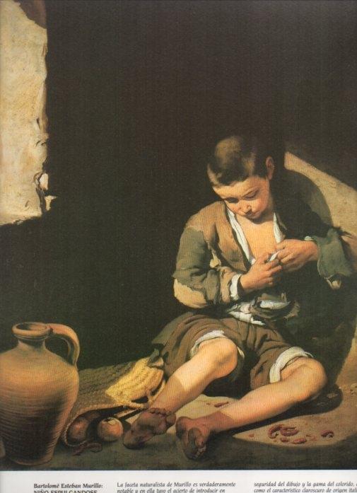 LAMINA V20263: Niño espulgandose por Murillo