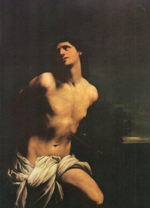 LAMINA V20276: San Sebastian por Guido Reni