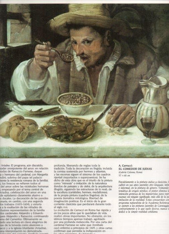 LAMINA V20269: El comedor de judias por A. Carracci