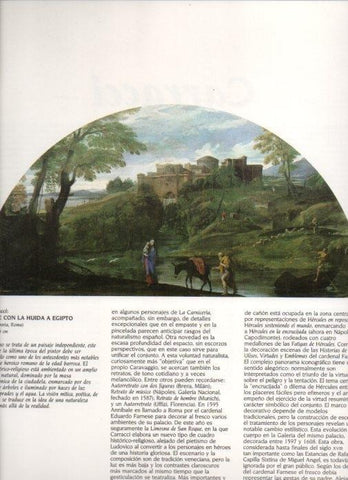 LAMINA V20268: Paisaje con huida a Egipto por A. Carracci